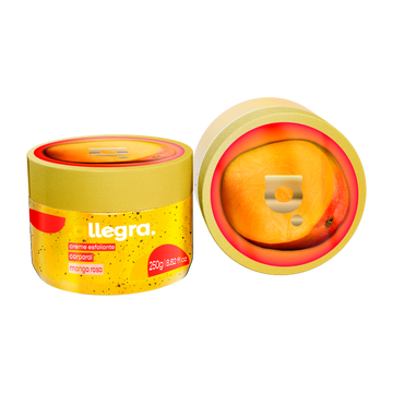 Gel Esfoliante Corpo Rosto Manga Rosa Allegra 250g